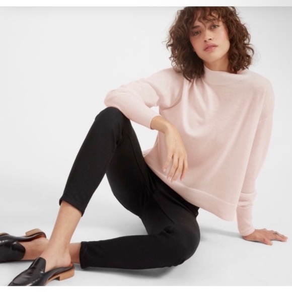 Everlane Lux Wool Crop Mockneck Sweater - Picture 14 of 14